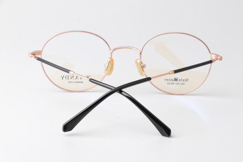 TA1563 Eyeglasses C3 Black Rose Gold