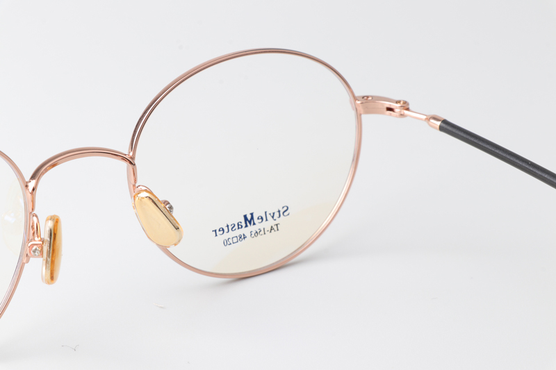 TA1563 Eyeglasses C3 Black Rose Gold
