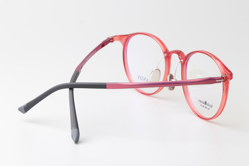 TA1580 Eyeglasses C10 Brown Red