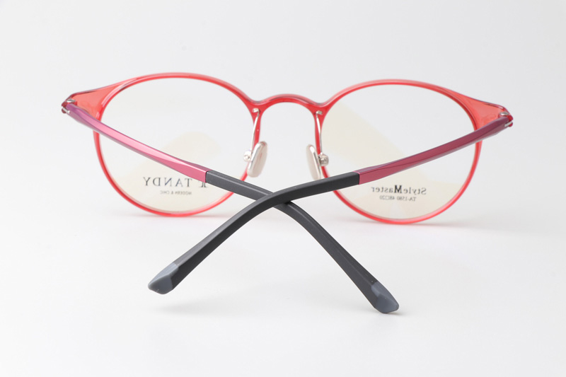 TA1580 Eyeglasses C10 Brown Red