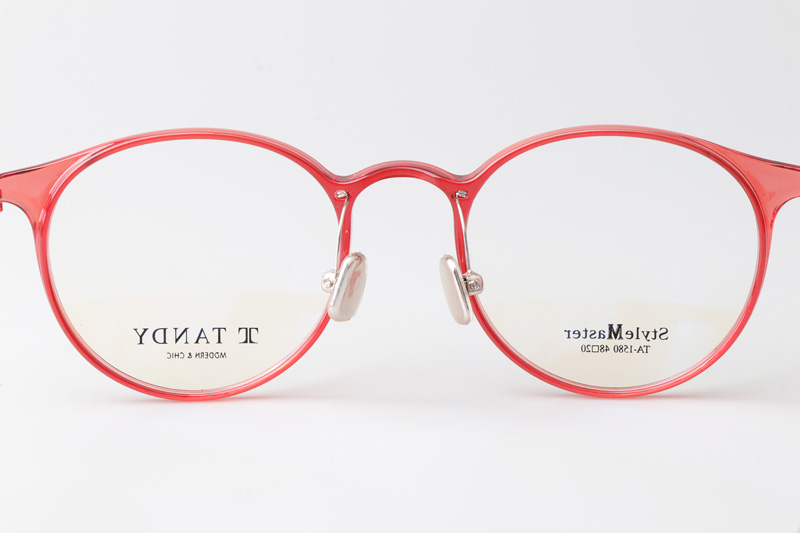 TA1580 Eyeglasses C10 Brown Red