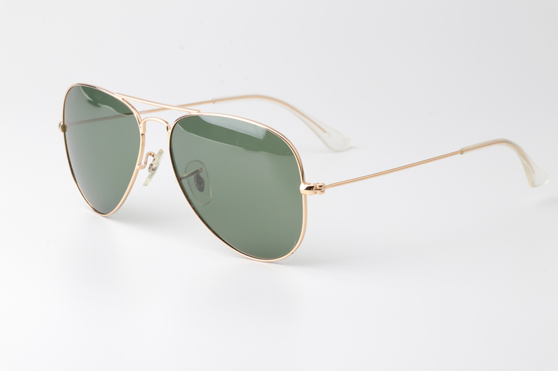 TC3025 Sunglasses Polarized Gold Green