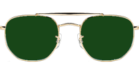 TC3648 Sunglasses Polarized Gold Green