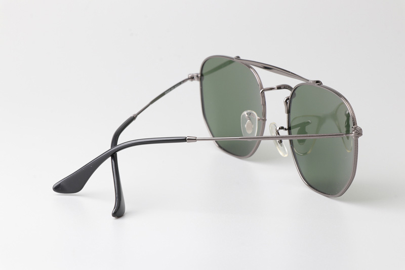 TC3648 Sunglasses Polarized Gunmetal Green