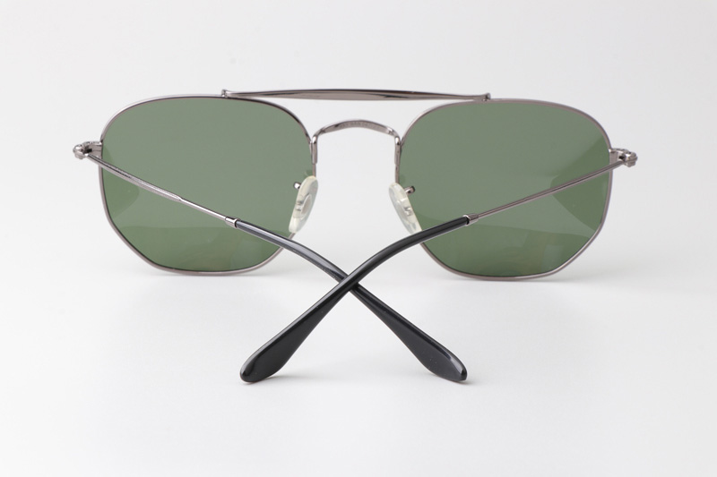TC3648 Sunglasses Polarized Gunmetal Green