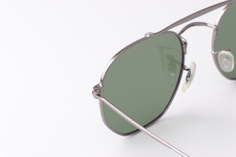 TC3648 Sunglasses Polarized Gunmetal Green