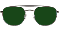 TC3648 Sunglasses Polarized Gunmetal Green