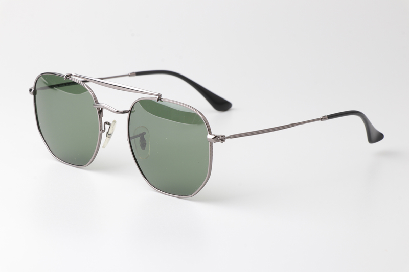 TC3648 Sunglasses Polarized Gunmetal Green