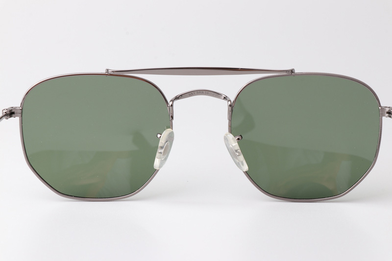 TC3648 Sunglasses Polarized Gunmetal Green