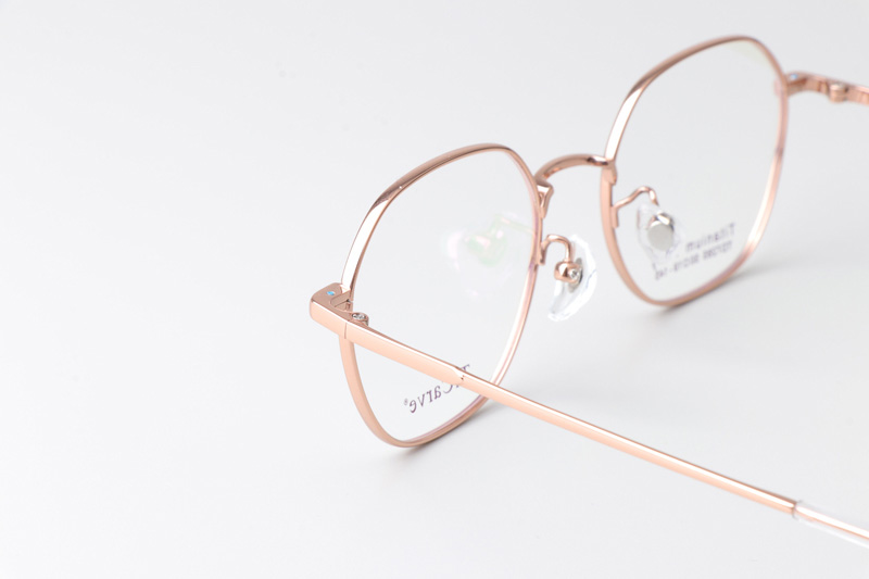 TC7285 Eyeglasses Rose Gold