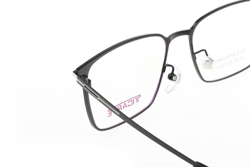 TC8100 Eyeglasses Black Silver