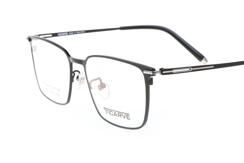 TC8100 Eyeglasses Black Silver