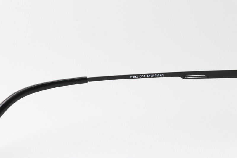 TC8102 Eyeglasses Black