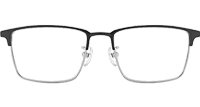 TC8113 Eyeglasses Black Silver