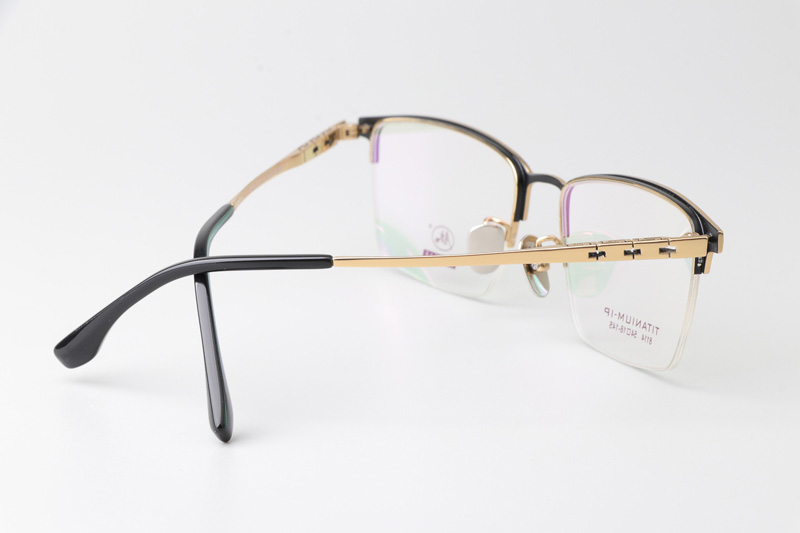 TC8114 Eyeglasses Black Gold