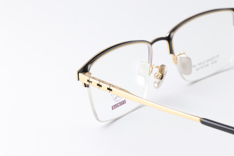 TC8114 Eyeglasses Black Gold