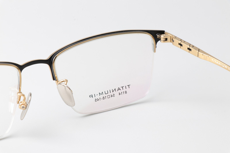 TC8114 Eyeglasses Black Gold