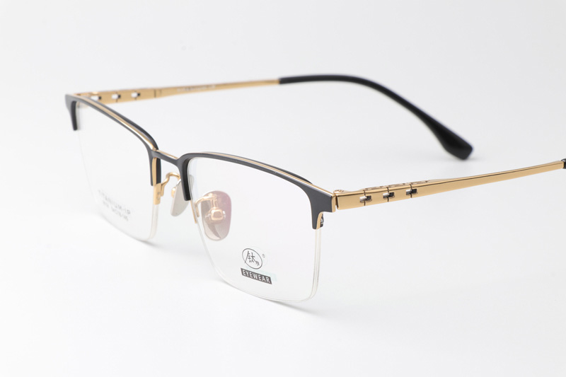 TC8114 Eyeglasses Black Gold