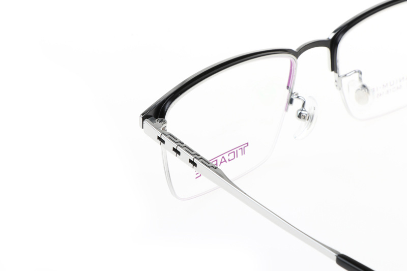 TC8114 Eyeglasses Black Silver