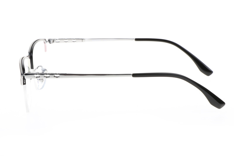 TC8114 Eyeglasses Black Silver