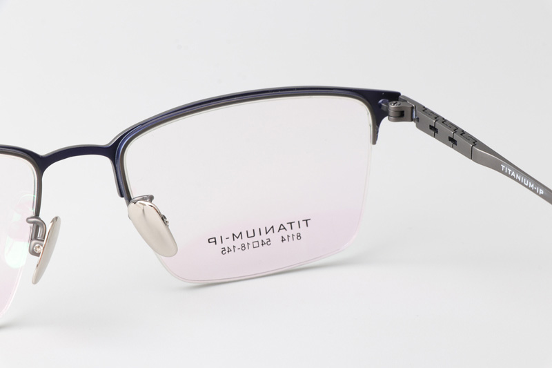 TC8114 Eyeglasses Blue Gunmetal