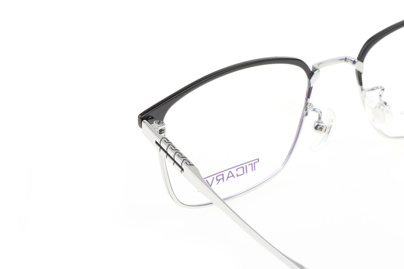 TC8115 Eyeglasses Black Silver