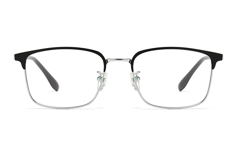 TC8115 Eyeglasses Black Silver