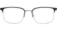 TC8116 Eyeglasses Black Silver