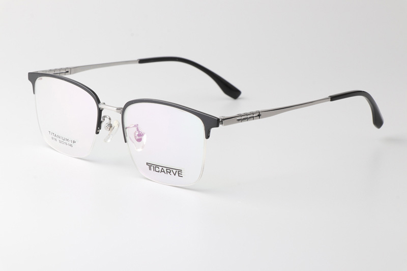 TC8116 Eyeglasses Black Silver