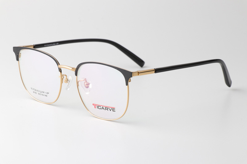 TC8152 Eyeglasses Black Gold