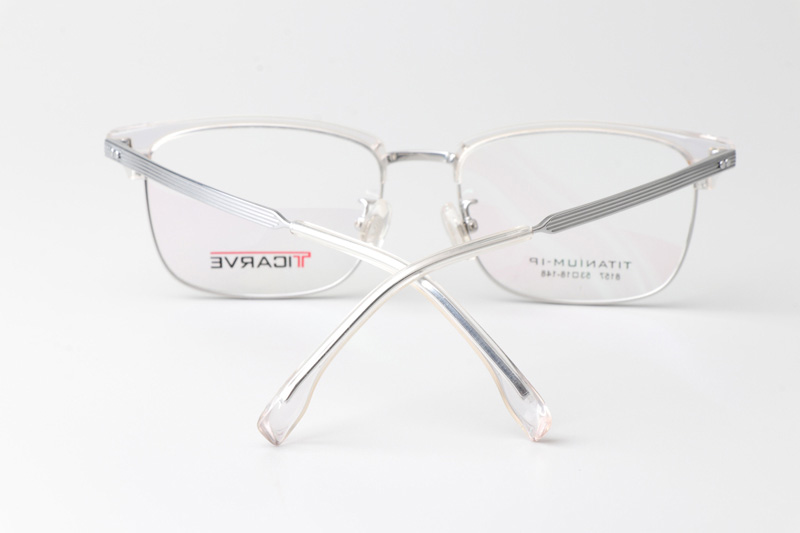 TC8157 Eyeglasses Clear Silver