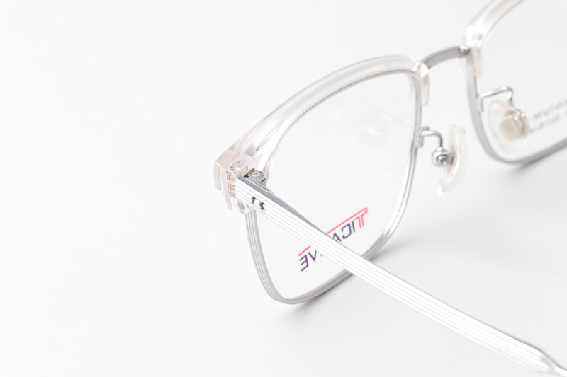 TC8157 Eyeglasses Clear Silver