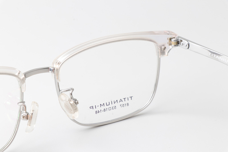 TC8157 Eyeglasses Clear Silver