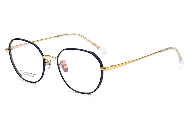 TC8183 Eyeglasses Blue Gold