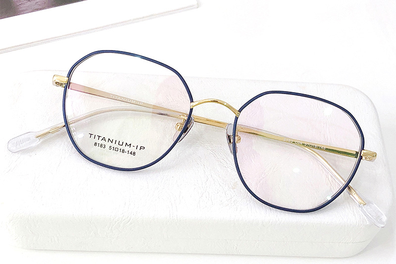 TC8183 Eyeglasses Blue Gold