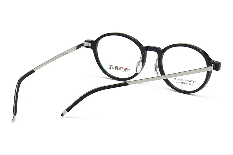 TC8185 Eyeglasses Black Silver