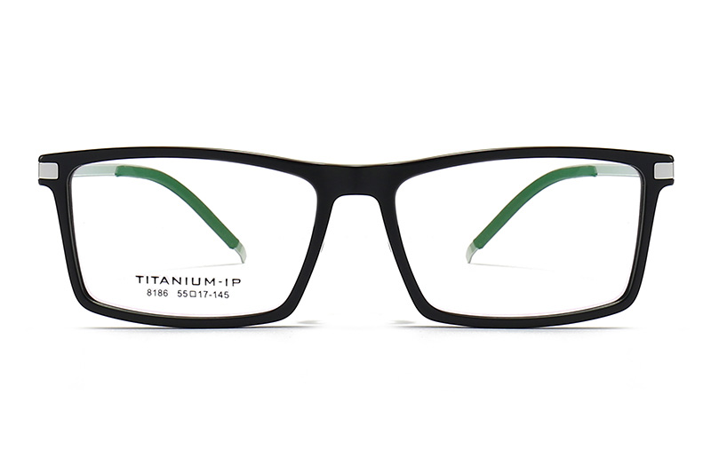 TC8186 Eyeglasses Black Silver