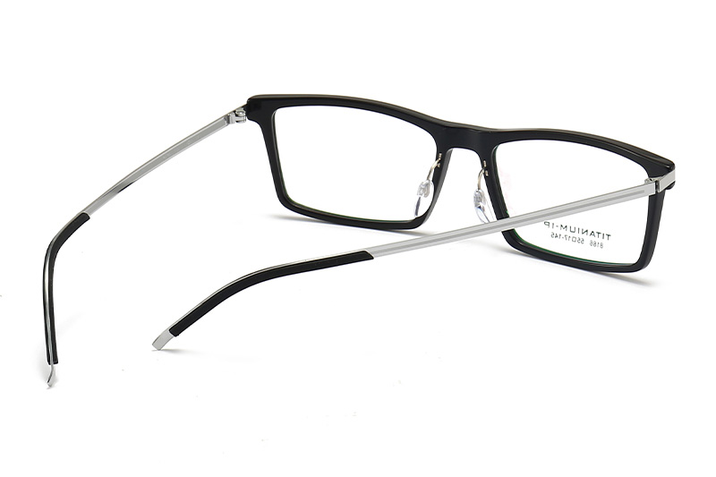 TC8186 Eyeglasses Black Silver