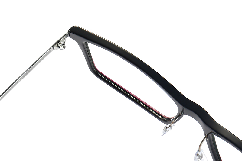 TC8186 Eyeglasses Black Silver