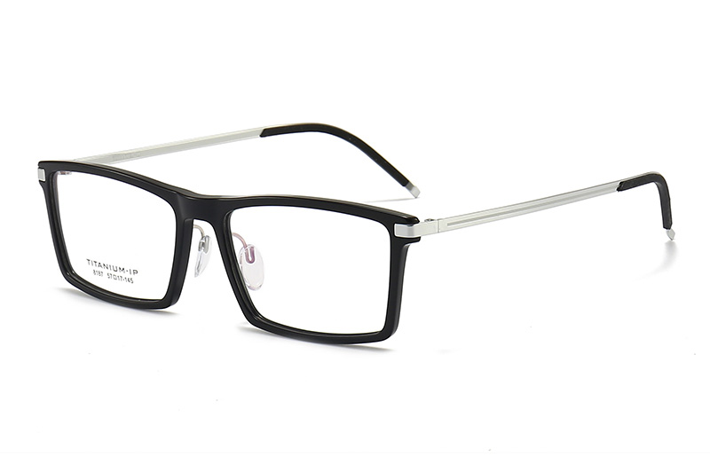 TC8187 Eyeglasses Black Silver