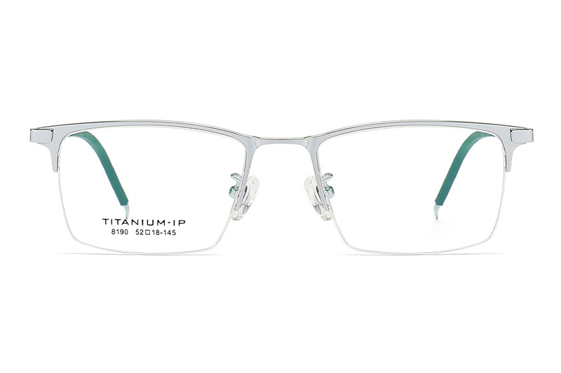 TC8190 Eyeglasses Silver Black