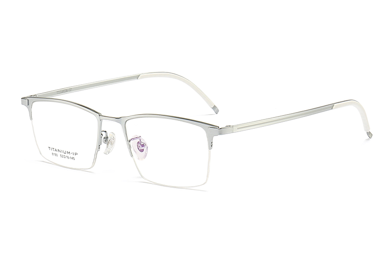 TC8190 Eyeglasses Silver White