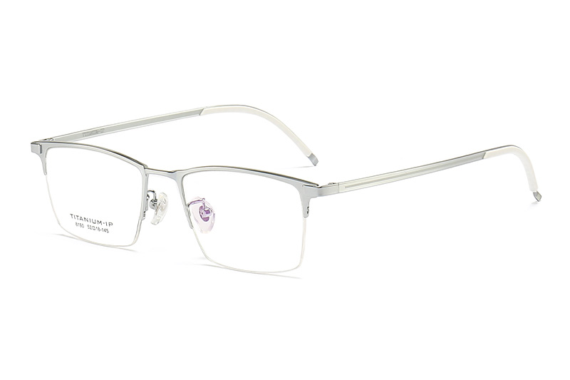 TC8190 Eyeglasses Silver White