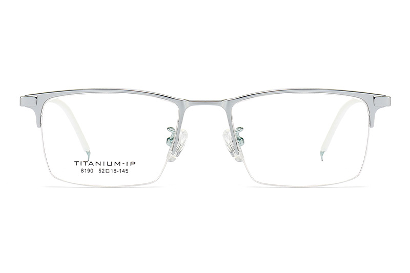 TC8190 Eyeglasses Silver White