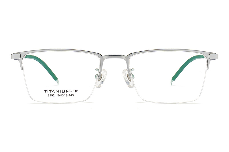 TC8192 Eyeglasses Silver Black