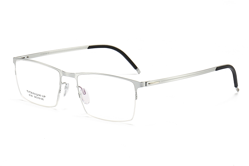 TC8195 Eyeglasses Silver Black