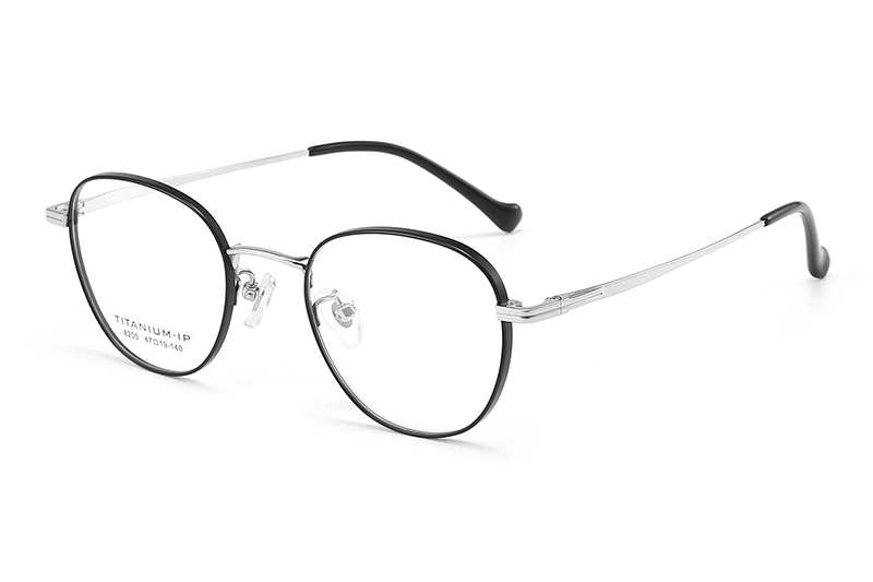 TC8205 Eyeglasses Black Silver