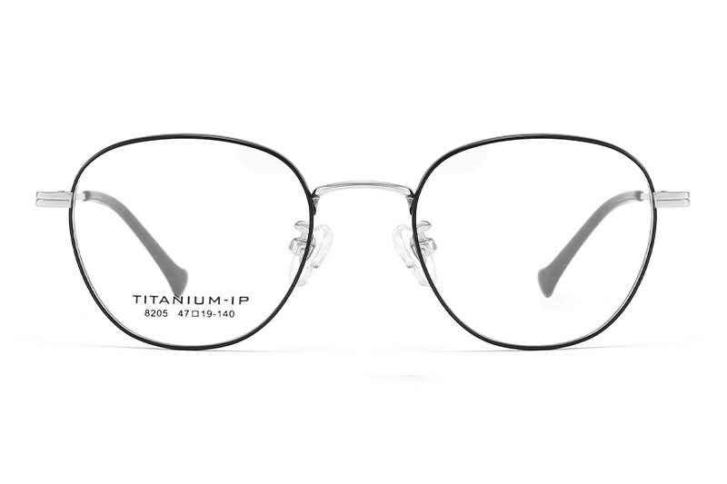 TC8205 Eyeglasses Black Silver