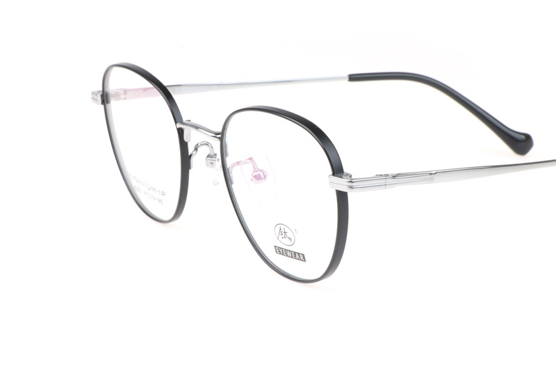 TC8205 Eyeglasses Black Silver