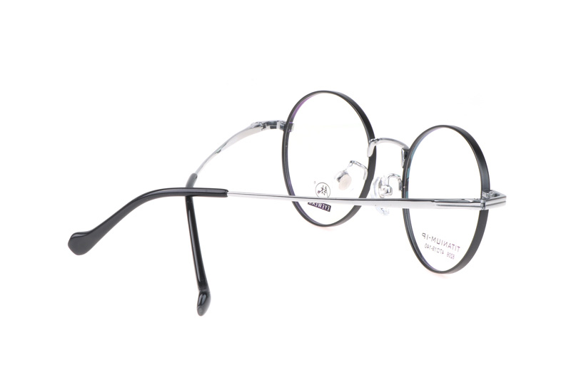 TC8206 Eyeglasses Black Silver